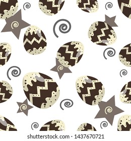 Seamless pattern template design vector