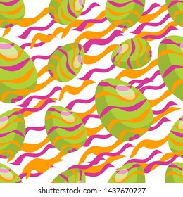 Seamless pattern template design vector