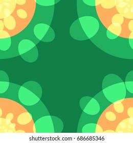 Seamless pattern template. Vector decorative texture