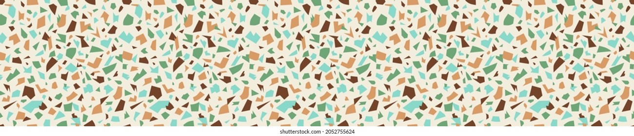 Nahtloses Muster mit Terrazzo-Design.