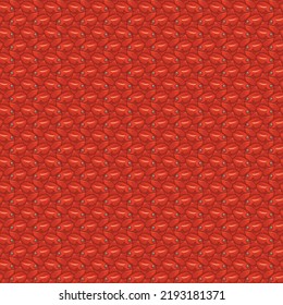 Seamless pattern with tesselation art of koi fish texture for wallpaper, background, clothes printing or any other purpose. Easy for color editing with color grouped 