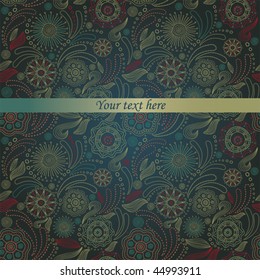 Seamless pattern with text