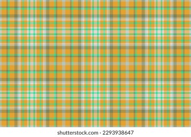 Seamless pattern textile. Fabric background plaid. Vector texture check tartan in lime and pastel colors.