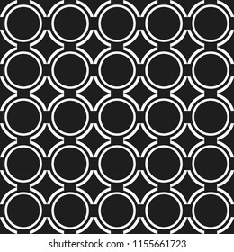 Seamless pattern for textile, print, decoration. Strong geometry simple texture