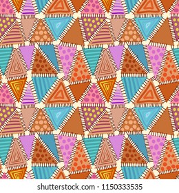 seamless  pattern of textile shreds, peace of cloth.