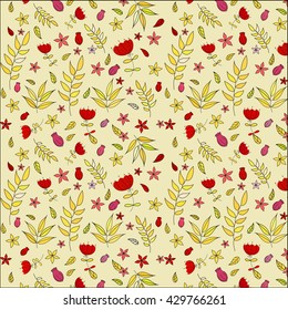 Seamless pattern for textile, web, background, design
