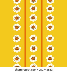 Seamless pattern for textile, wrapping paper and background. Decorative strip.