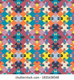 Seamless pattern for textiles and paper