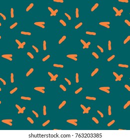 Seamless pattern. Texture of abstract sticks. Pattern for your design. Textile industry, graphic elements or web design. The idea is inspired from cones and rods in our eye