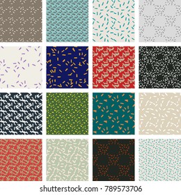 Seamless pattern. Texture of abstract sticks. Pattern for your design. Textile industry, graphic elements or web design. The idea is inspired from cones and rods in our eye