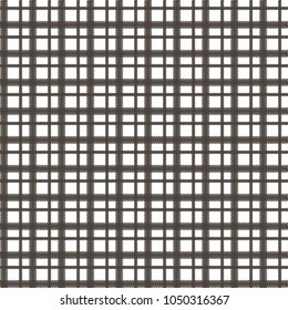 Seamless pattern texture with black crossing lines. Vector