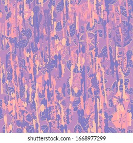 Seamless pattern. Texture blurred with colored drops.