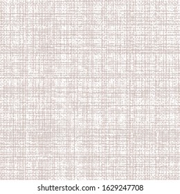 Seamless pattern, texture of burlap, canvas. Brown vector background.