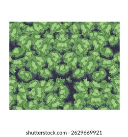 Seamless pattern texture of bush, grass vector
