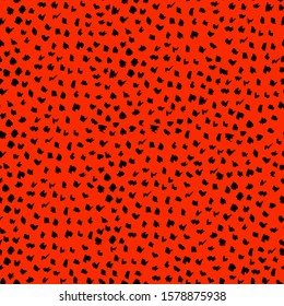 Seamless pattern with the texture of cheetah, jaguar, lynx, leopard, Africa. Texture of wild savannah animals. Imitation of the color of wild cats. Animal skin abstraction. For textile, design