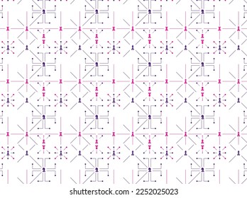 A seamless pattern, texture from chess pieces and chess moves ideal for fabric, textile and paper targeting chess lovers of all ages. Chess circuits - symbolizing movement, outreach, and limitations.  svg