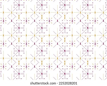 A seamless pattern, texture from chess pieces and chess moves ideal for fabric, textile and paper targeting chess lovers of all ages. Chess circuits - symbolizing movement, outreach, and limitations.  svg