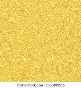 Seamless pattern texture of Chinese noodles, Spaghetti, pasta or Ramen noodles. Vector illustration