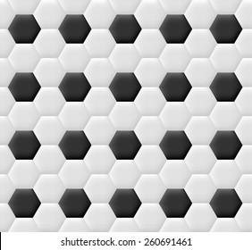 Seamless pattern with texture of football ball