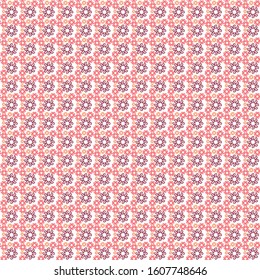 Seamless pattern texture in geometric ornamental style