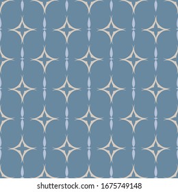 Seamless Pattern Texture Graphics | Colors: Blue, White | Vector Background Wallpaper For Interior Design