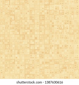 Seamless pattern. Texture made up of squares. The colors of old paper.