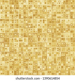 Seamless pattern. Texture made up of squares. The colors of old paper.