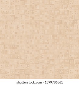 Seamless pattern. Texture made up of squares. The colors of old paper.