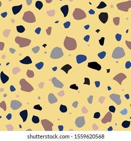 Seamless pattern with texture of marble chips