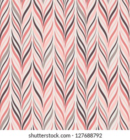 Seamless pattern. Texture of pastel wavy vertical stripes. Stylish abstract background. Modern wallpaper