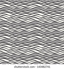 Seamless pattern. Texture of pastel wavy stripes. Stylized water ripple