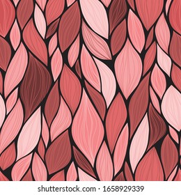 Seamless pattern. Texture of pastel wavy stripes. Stylish abstract background