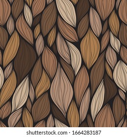 Seamless pattern. Texture of pastel wavy stripes. Stylish abstract background