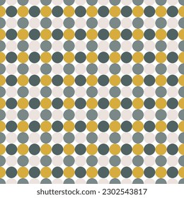 Seamless pattern, texture, polka dots. Multicolored circles on a white background. An element of graphic design. Printing for printing, T-shirts and textiles. Wrapping paper
