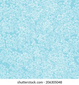 Seamless pattern texture print underwater ocean exotic flowers creatures colorful background frame design fabrics drawing nature water abstract creatures sketch