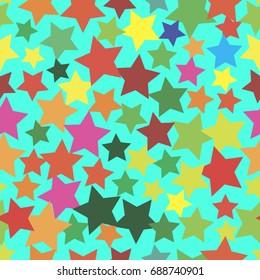 Seamless pattern, texture with random, scattered shapes