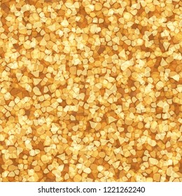 Seamless pattern. Texture with shades of amber and gold. Editable.