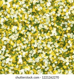 Seamless pattern. Texture with shades of amber and gold. Editable.