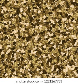 Seamless pattern. Texture with shades of amber and gold. In the foreground are angular sparkles. Editable.