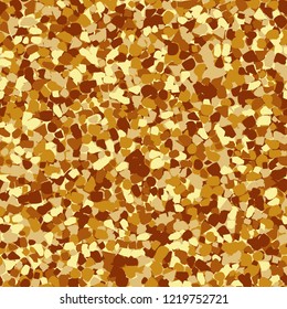 Seamless pattern. Texture with shades of gold. Editable.