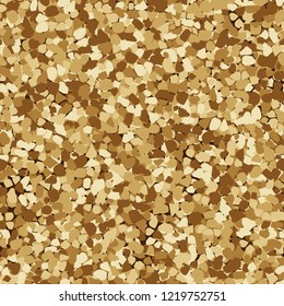 Seamless pattern. Texture with shades of gold. Editable.