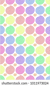 Seamless Pattern Texture Wallpaper Background Illustration Colorfull