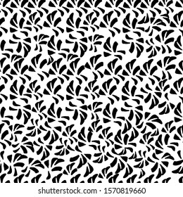 Seamless pattern with the texture texture of wild savannah cats. Imitation of the color of the cheetah, lynx, jaguar. black and white skin