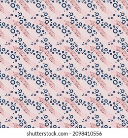 Seamless pattern of textured curved lines. Abstract ornament. Vector graphics. Design for fabric, paper, textile, ceramics, wallpaper.