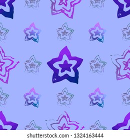 Seamless pattern with textured flowers