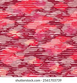 Seamless pattern with textures stripes and free forms. Vector