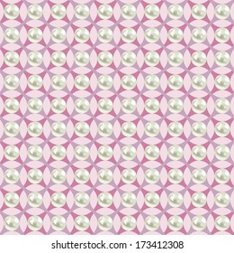 seamless pattern textures with white pearls on purple pink. vector illustration