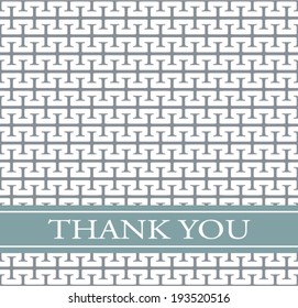 seamless pattern thank you card