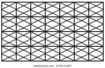 Seamless pattern with thin diagonal lines. Black and white abstract background. Vector- EPS 10.
