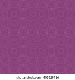 Seamless pattern of thin lines of concentric circles. The two shades of trendy color bright pink purple bodacious.